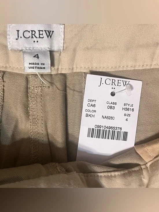 J.Crew Women’s Khaki Chino Shorts NWT - Picture 4 of 4